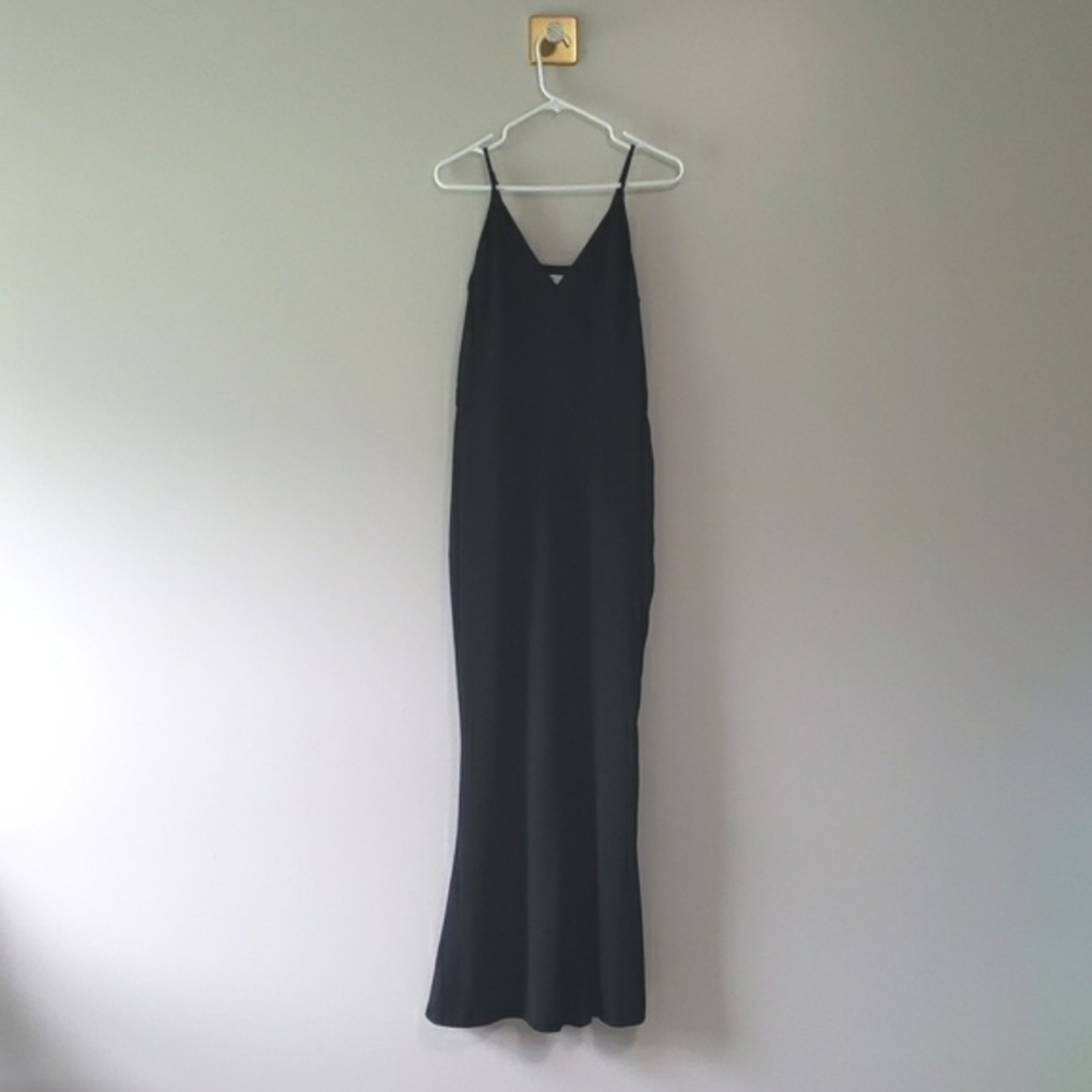 Abercrombie & Fitch Jumpsuit Flare Leg Women 4 Black Sleeveless Cami Office Work
